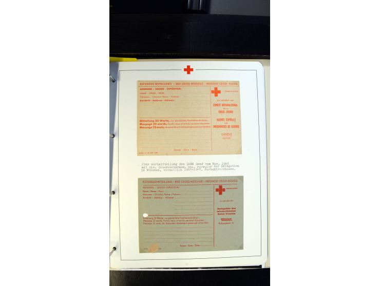 1945/2000 (ca.), umfangreiche Sammlung "Der Suchdienst vom Rotem Kreuz" mit einigen hundert Briefen und Karten inkl. KGF-Vord