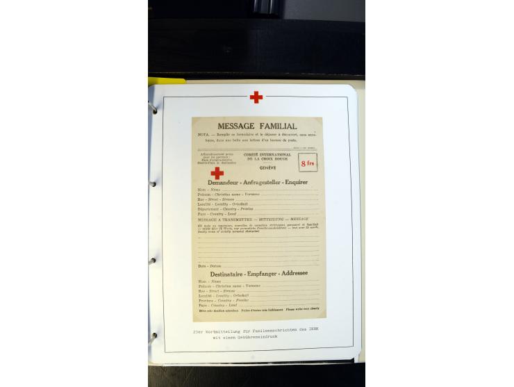 1945/2000 (ca.), umfangreiche Sammlung "Der Suchdienst vom Rotem Kreuz" mit einigen hundert Briefen und Karten inkl. KGF-Vord