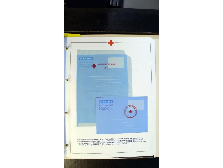 1945/2000 (ca.), umfangreiche Sammlung "Der Suchdienst vom Rotem Kreuz" mit einigen hundert Briefen und Karten inkl. KGF-Vord