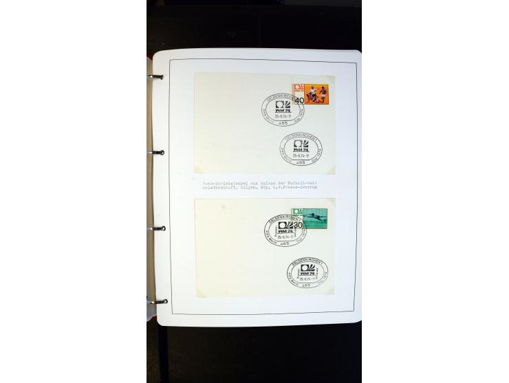 GELSENKIRCHEN: 1860/2000 (ca.), Sammlung ab Preußen in vier Alben, dabei interessante Frankaturen und Stempel, R-Briefe, Luft