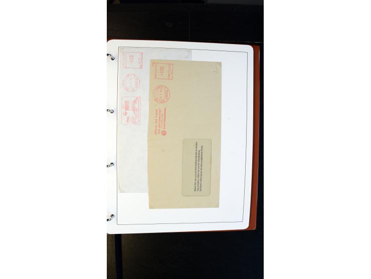 GELSENKIRCHEN: 1860/2000 (ca.), Sammlung ab Preußen in vier Alben, dabei interessante Frankaturen und Stempel, R-Briefe, Luft