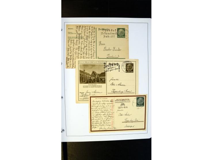 GELSENKIRCHEN: 1860/2000 (ca.), Sammlung ab Preußen in vier Alben, dabei interessante Frankaturen und Stempel, R-Briefe, Luft