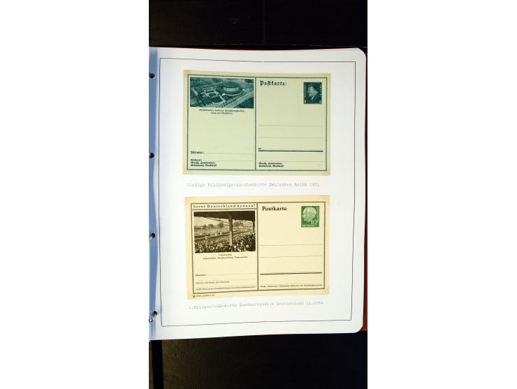 GELSENKIRCHEN: 1860/2000 (ca.), Sammlung ab Preußen in vier Alben, dabei interessante Frankaturen und Stempel, R-Briefe, Luft