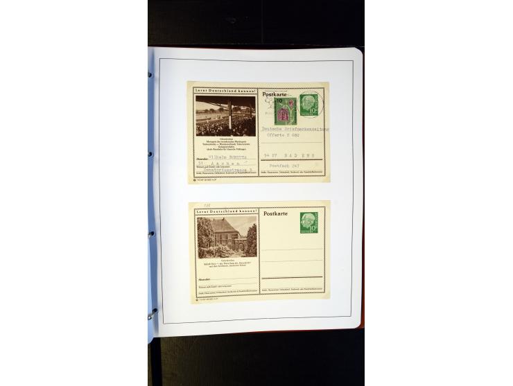 GELSENKIRCHEN: 1860/2000 (ca.), Sammlung ab Preußen in vier Alben, dabei interessante Frankaturen und Stempel, R-Briefe, Luft