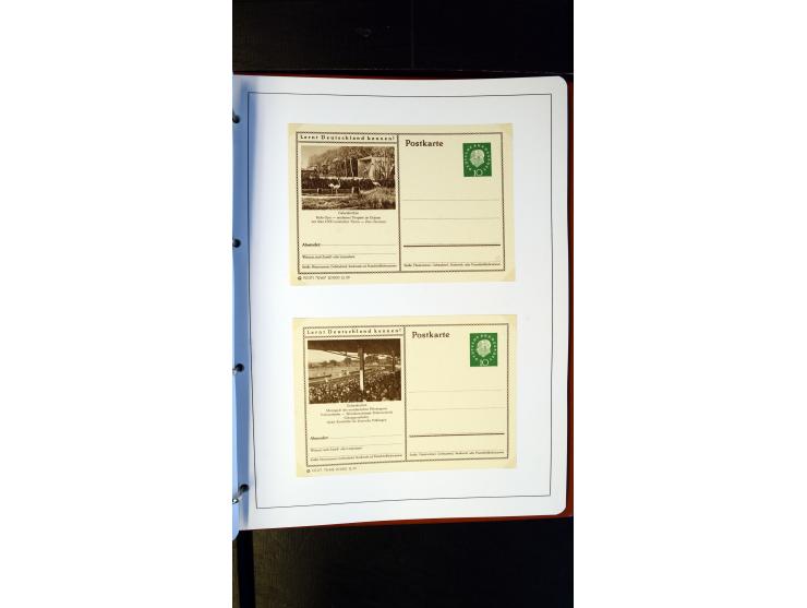 GELSENKIRCHEN: 1860/2000 (ca.), Sammlung ab Preußen in vier Alben, dabei interessante Frankaturen und Stempel, R-Briefe, Luft