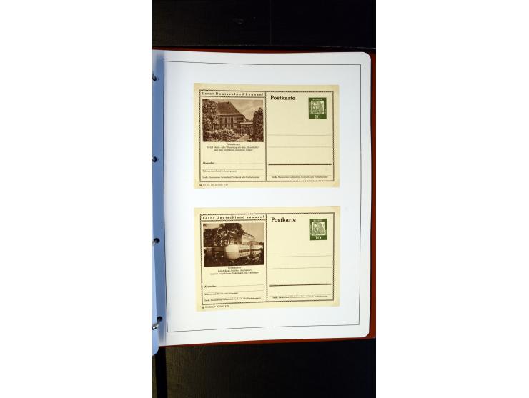 GELSENKIRCHEN: 1860/2000 (ca.), Sammlung ab Preußen in vier Alben, dabei interessante Frankaturen und Stempel, R-Briefe, Luft