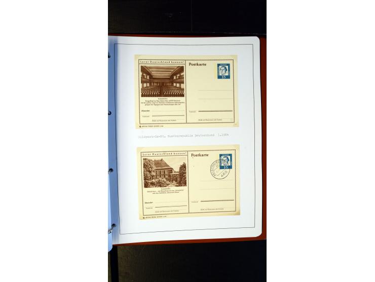 GELSENKIRCHEN: 1860/2000 (ca.), Sammlung ab Preußen in vier Alben, dabei interessante Frankaturen und Stempel, R-Briefe, Luft