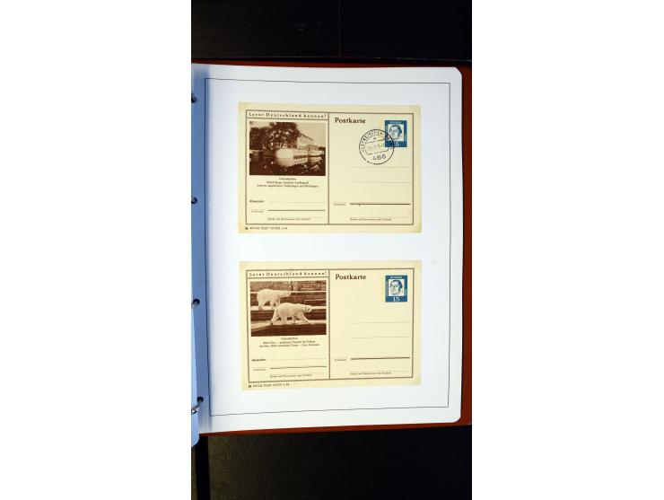 GELSENKIRCHEN: 1860/2000 (ca.), Sammlung ab Preußen in vier Alben, dabei interessante Frankaturen und Stempel, R-Briefe, Luft