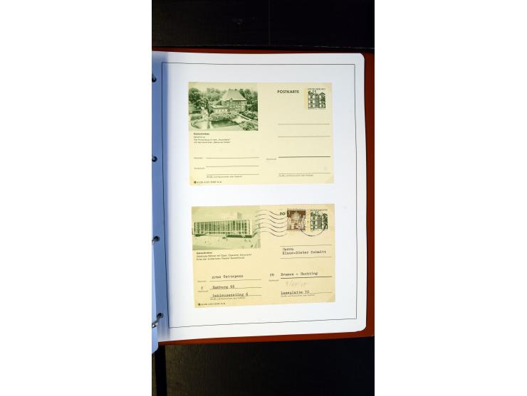 GELSENKIRCHEN: 1860/2000 (ca.), Sammlung ab Preußen in vier Alben, dabei interessante Frankaturen und Stempel, R-Briefe, Luft