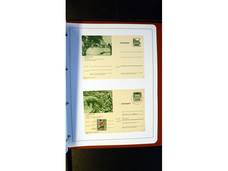 GELSENKIRCHEN: 1860/2000 (ca.), Sammlung ab Preußen in vier Alben, dabei interessante Frankaturen und Stempel, R-Briefe, Luft