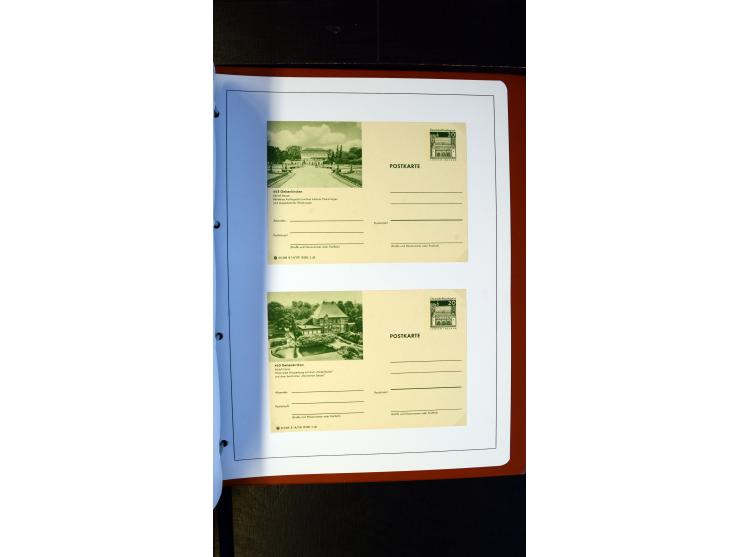 GELSENKIRCHEN: 1860/2000 (ca.), Sammlung ab Preußen in vier Alben, dabei interessante Frankaturen und Stempel, R-Briefe, Luft