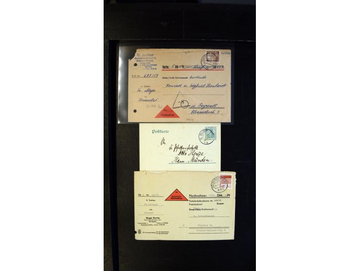 GELSENKIRCHEN: 1860/2000 (ca.), Sammlung ab Preußen in vier Alben, dabei interessante Frankaturen und Stempel, R-Briefe, Luft