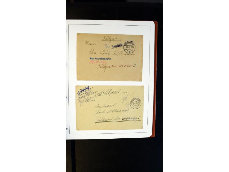 GELSENKIRCHEN: 1860/2000 (ca.), Sammlung ab Preußen in vier Alben, dabei interessante Frankaturen und Stempel, R-Briefe, Luft