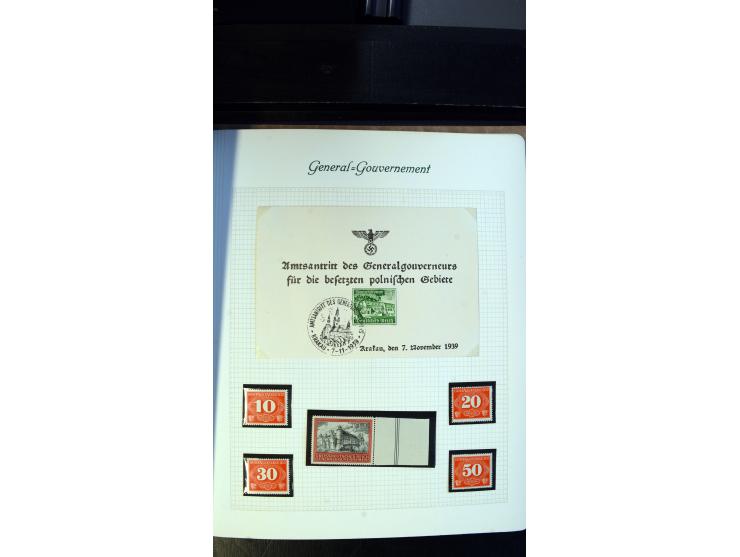 1939/45, meist ungebrauchte und postfrische Sammlung mit einigen besseren und kpl. Ausgaben, dabei u.a. Kotor Mi.-Nr. 1-6, Mo