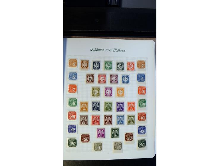 1939/45, meist ungebrauchte und postfrische Sammlung mit einigen besseren und kpl. Ausgaben, dabei u.a. Kotor Mi.-Nr. 1-6, Mo