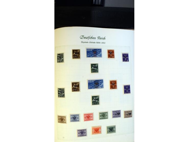 1939/45, meist ungebrauchte und postfrische Sammlung mit einigen besseren und kpl. Ausgaben, dabei u.a. Kotor Mi.-Nr. 1-6, Mo