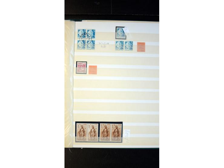 1945/49, postfrischer, ungebrauchter und gestempelter Bestand mit vielen guten Werten, Sätzen und Blocks, etliches sign. Schl