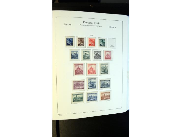 1939/45, meist postfrische Sammlung mit vielen kpl. Ausgaben und Gebiete, dabei u.a. Laibach ohne Portomarken kpl. und meist 