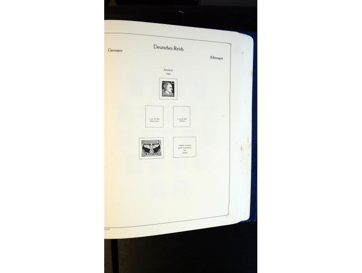 1939/45, meist postfrische Sammlung mit vielen kpl. Ausgaben und Gebiete, dabei u.a. Laibach ohne Portomarken kpl. und meist 