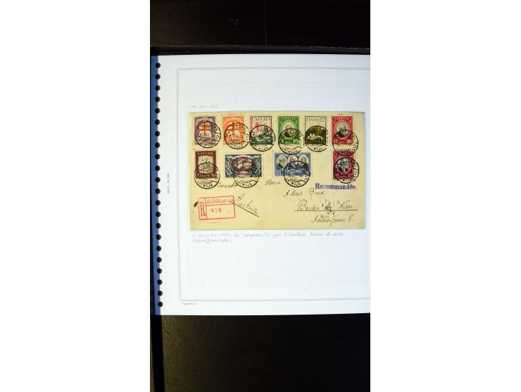 1930, Anti-Tuberculosis 1-30 s., unused/never hinged collection with two covers, containing different watermarks, Mi.-Nr. 161