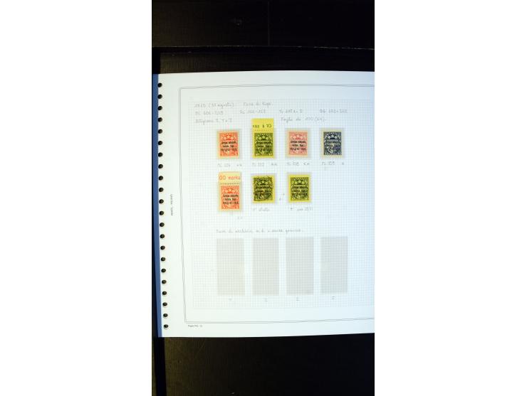 1932, Airmail, Riga Exhibition, Relief fund, interesting unused/never hinged and used collection with three registered covers