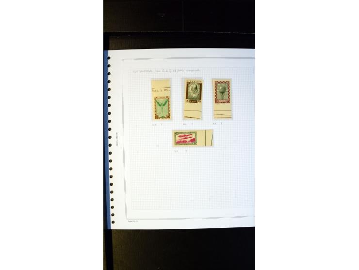 1932, Airmail, Riga Exhibition, Relief fund, interesting unused/never hinged and used collection with three registered covers