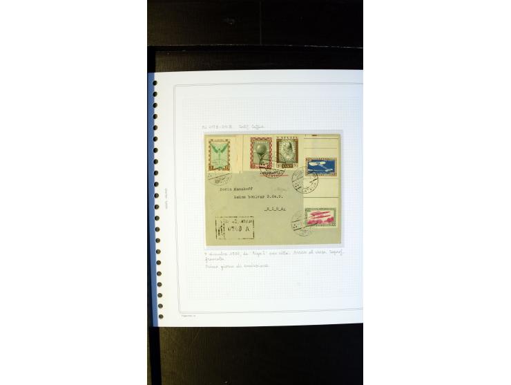 1932, Airmail, Riga Exhibition, Relief fund, interesting unused/never hinged and used collection with three registered covers
