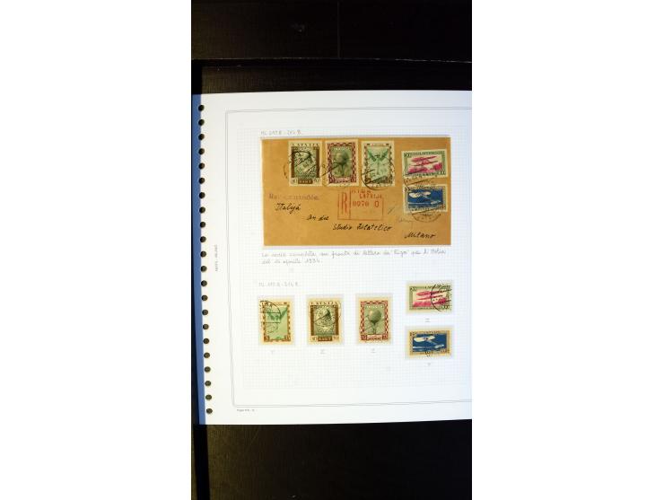1932, Airmail, Riga Exhibition, Relief fund, interesting unused/never hinged and used collection with three registered covers