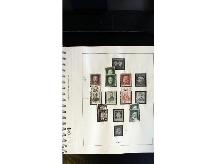 1945/2003(ca.), ungebrauchte/postfrische und gestempelte Sammlung mit einigen Briefen dabei gute frühe Ausgaben Bund/Berlin u