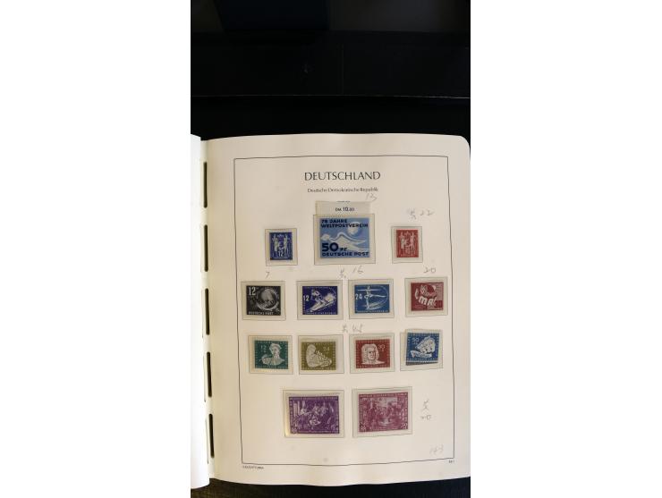 1945/2003(ca.), ungebrauchte/postfrische und gestempelte Sammlung mit einigen Briefen dabei gute frühe Ausgaben Bund/Berlin u