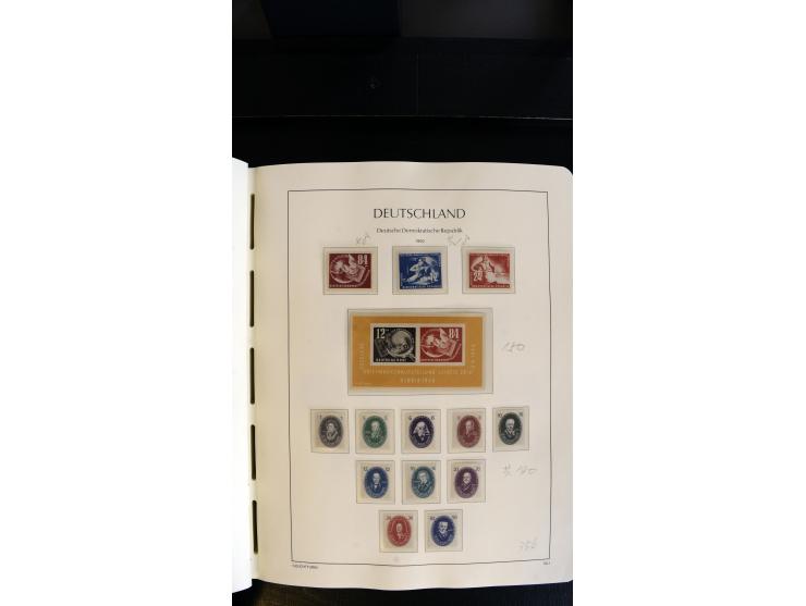 1945/2003(ca.), ungebrauchte/postfrische und gestempelte Sammlung mit einigen Briefen dabei gute frühe Ausgaben Bund/Berlin u