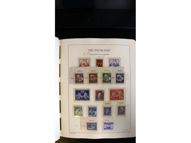 1945/2003(ca.), ungebrauchte/postfrische und gestempelte Sammlung mit einigen Briefen dabei gute frühe Ausgaben Bund/Berlin u