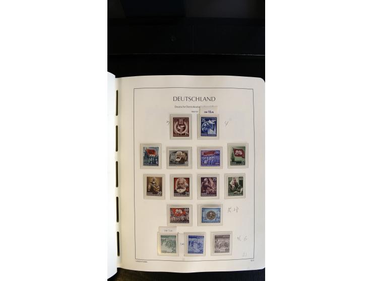 1945/2003(ca.), ungebrauchte/postfrische und gestempelte Sammlung mit einigen Briefen dabei gute frühe Ausgaben Bund/Berlin u