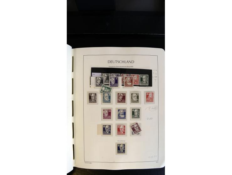 1945/2003(ca.), ungebrauchte/postfrische und gestempelte Sammlung mit einigen Briefen dabei gute frühe Ausgaben Bund/Berlin u