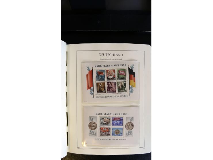 1945/2003(ca.), ungebrauchte/postfrische und gestempelte Sammlung mit einigen Briefen dabei gute frühe Ausgaben Bund/Berlin u