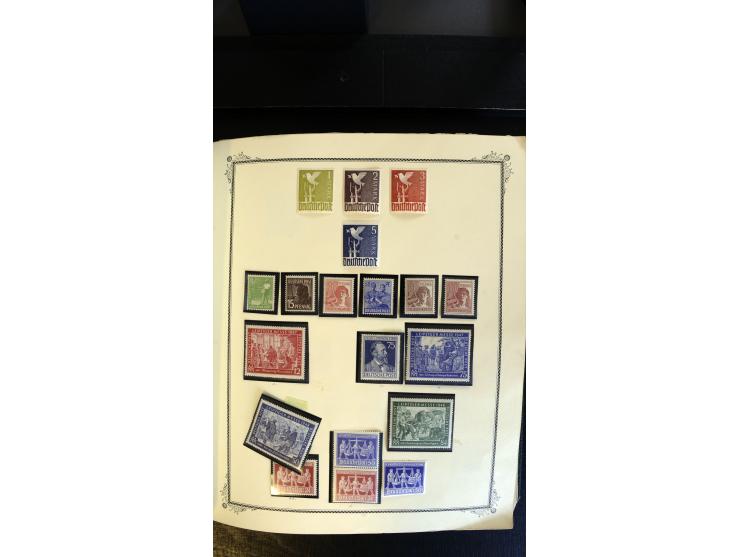 1945/2003(ca.), ungebrauchte/postfrische und gestempelte Sammlung mit einigen Briefen dabei gute frühe Ausgaben Bund/Berlin u