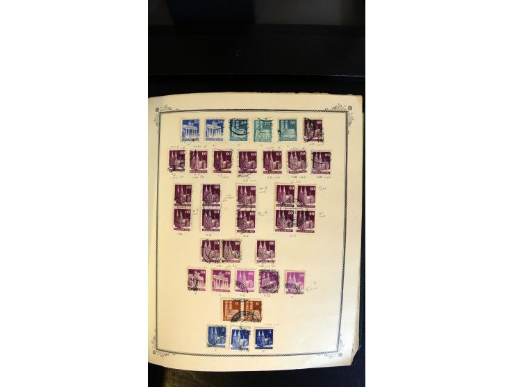 1945/2003(ca.), ungebrauchte/postfrische und gestempelte Sammlung mit einigen Briefen dabei gute frühe Ausgaben Bund/Berlin u