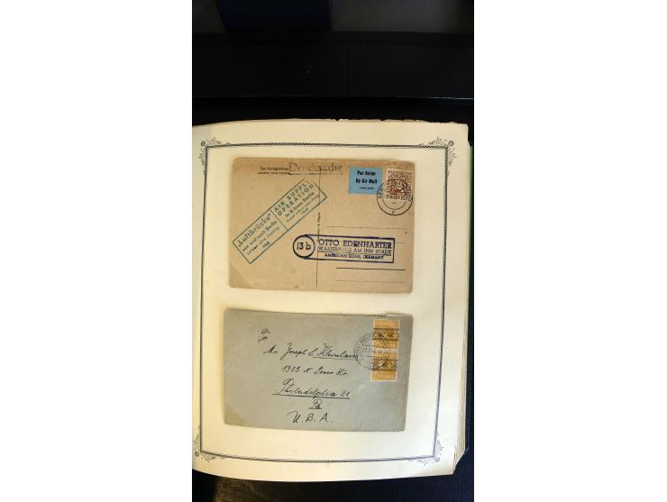 1945/2003(ca.), ungebrauchte/postfrische und gestempelte Sammlung mit einigen Briefen dabei gute frühe Ausgaben Bund/Berlin u