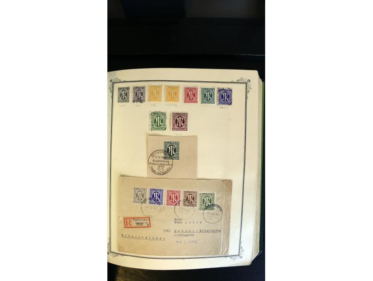 1945/2003(ca.), ungebrauchte/postfrische und gestempelte Sammlung mit einigen Briefen dabei gute frühe Ausgaben Bund/Berlin u
