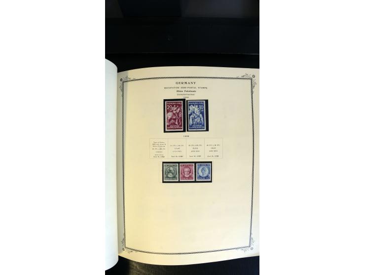 1945/2003(ca.), ungebrauchte/postfrische und gestempelte Sammlung mit einigen Briefen dabei gute frühe Ausgaben Bund/Berlin u