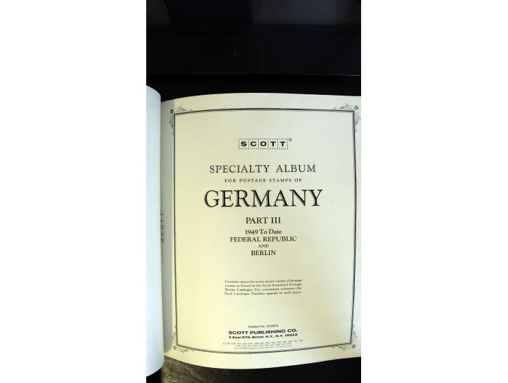 1945/2003(ca.), ungebrauchte/postfrische und gestempelte Sammlung mit einigen Briefen dabei gute frühe Ausgaben Bund/Berlin u