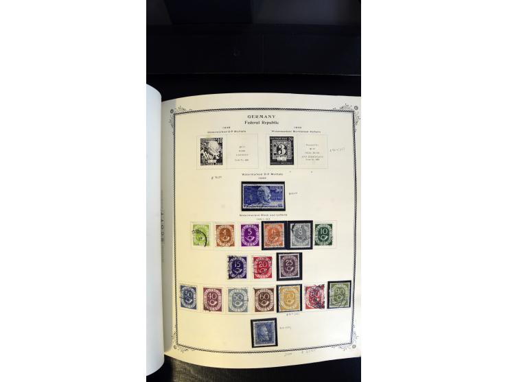 1945/2003(ca.), ungebrauchte/postfrische und gestempelte Sammlung mit einigen Briefen dabei gute frühe Ausgaben Bund/Berlin u