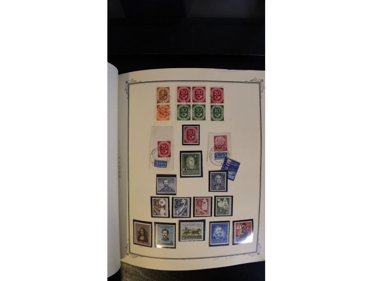 1945/2003(ca.), ungebrauchte/postfrische und gestempelte Sammlung mit einigen Briefen dabei gute frühe Ausgaben Bund/Berlin u