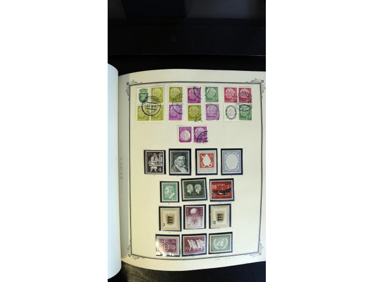 1945/2003(ca.), ungebrauchte/postfrische und gestempelte Sammlung mit einigen Briefen dabei gute frühe Ausgaben Bund/Berlin u