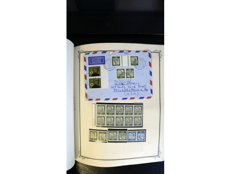 1945/2003(ca.), ungebrauchte/postfrische und gestempelte Sammlung mit einigen Briefen dabei gute frühe Ausgaben Bund/Berlin u