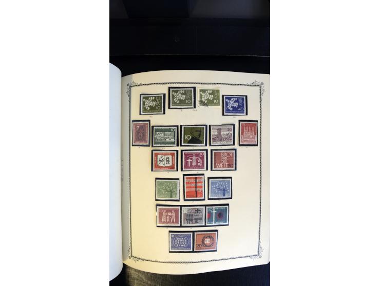 1945/2003(ca.), ungebrauchte/postfrische und gestempelte Sammlung mit einigen Briefen dabei gute frühe Ausgaben Bund/Berlin u