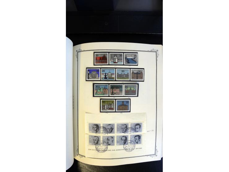 1945/2003(ca.), ungebrauchte/postfrische und gestempelte Sammlung mit einigen Briefen dabei gute frühe Ausgaben Bund/Berlin u