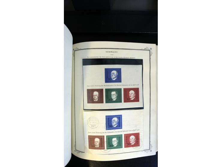 1945/2003(ca.), ungebrauchte/postfrische und gestempelte Sammlung mit einigen Briefen dabei gute frühe Ausgaben Bund/Berlin u