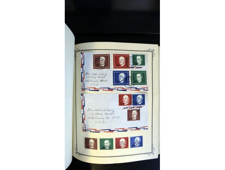 1945/2003(ca.), ungebrauchte/postfrische und gestempelte Sammlung mit einigen Briefen dabei gute frühe Ausgaben Bund/Berlin u