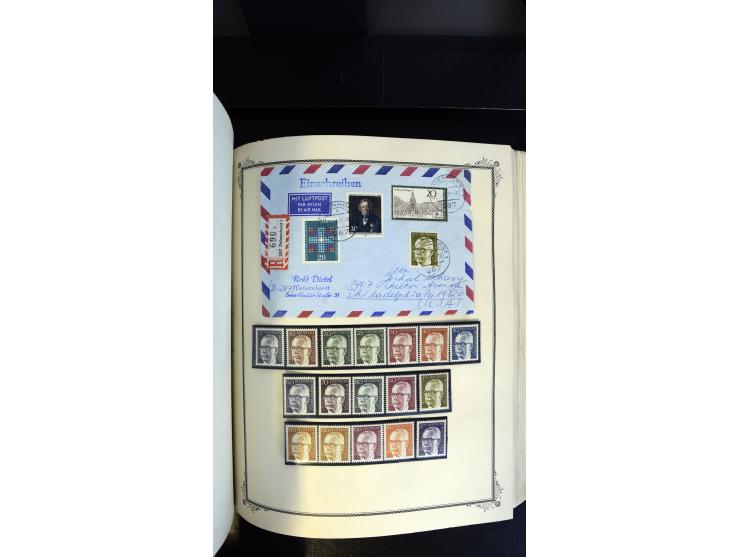 1945/2003(ca.), ungebrauchte/postfrische und gestempelte Sammlung mit einigen Briefen dabei gute frühe Ausgaben Bund/Berlin u